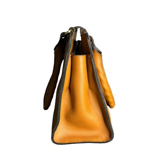 Patricia Nash Tan Leather Satchel Bag Butter Smooth Staple Western - Picture 2 of 14